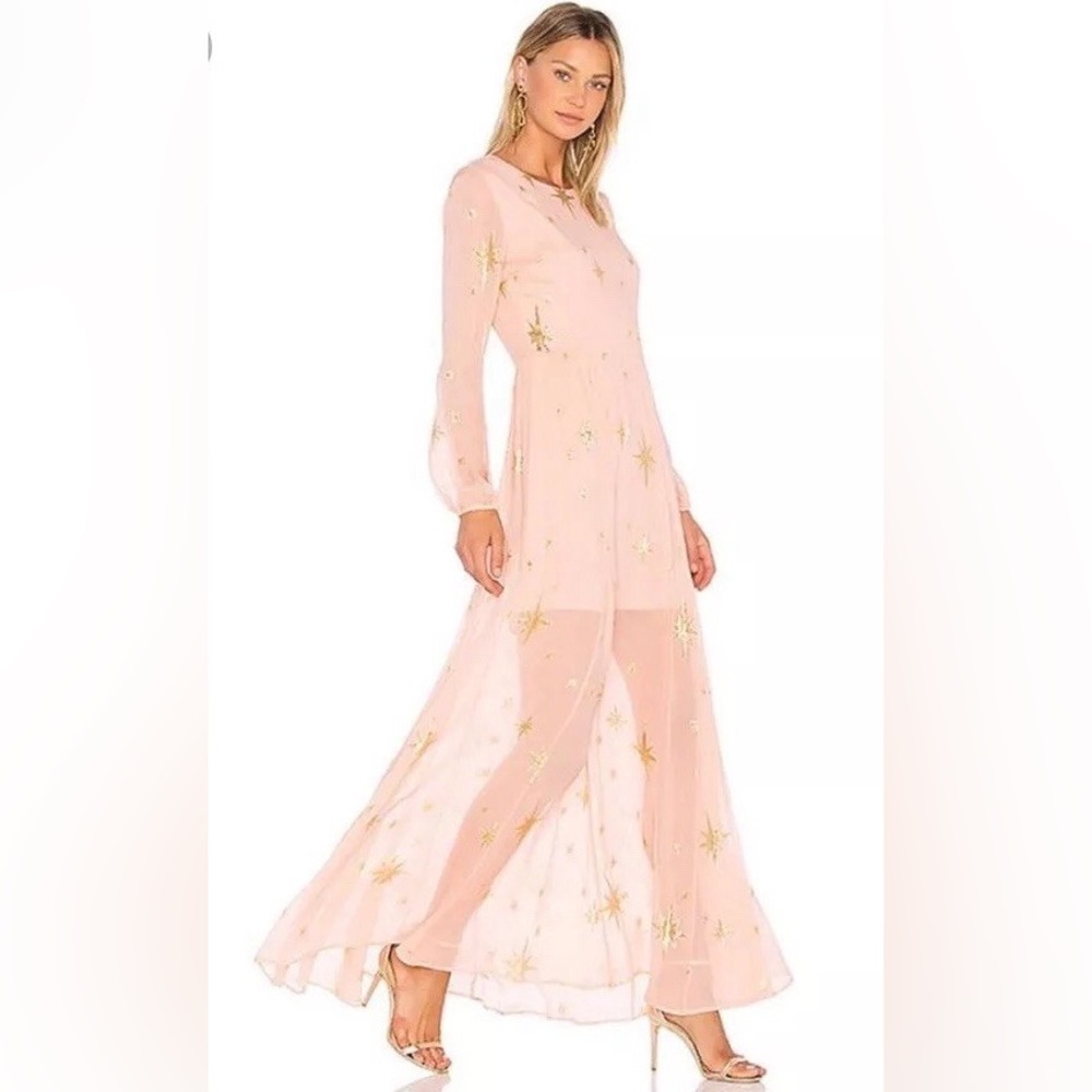 Gilded Star Maxi Dress in Rose Gold
FOR LOVE & LEMONS XS
Color: Rose Gold